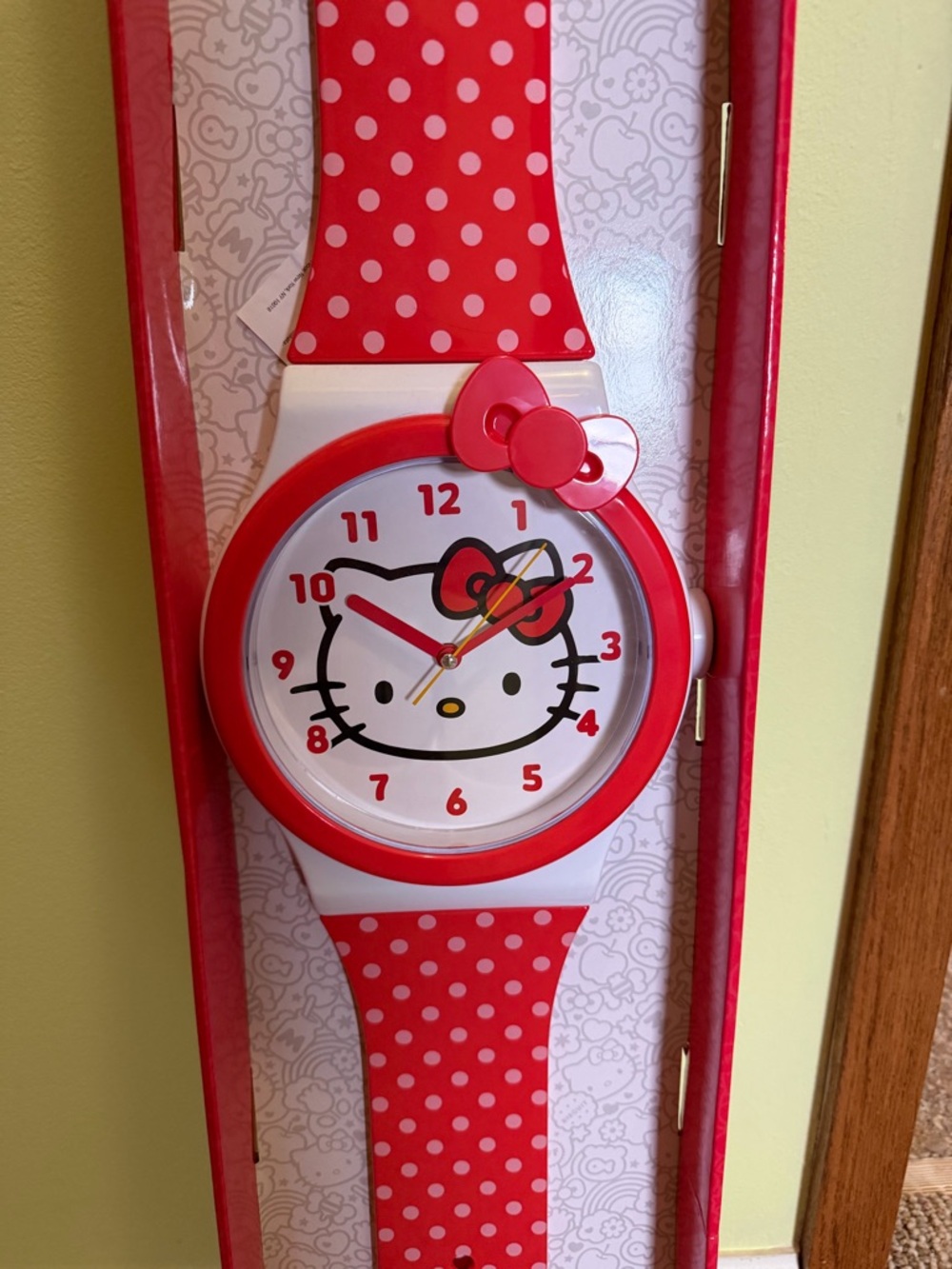 Hello Kitty Watch Wall Clock